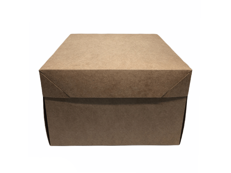 Caixa para Bolo Kraft 25x25x10 cm - Agabox  