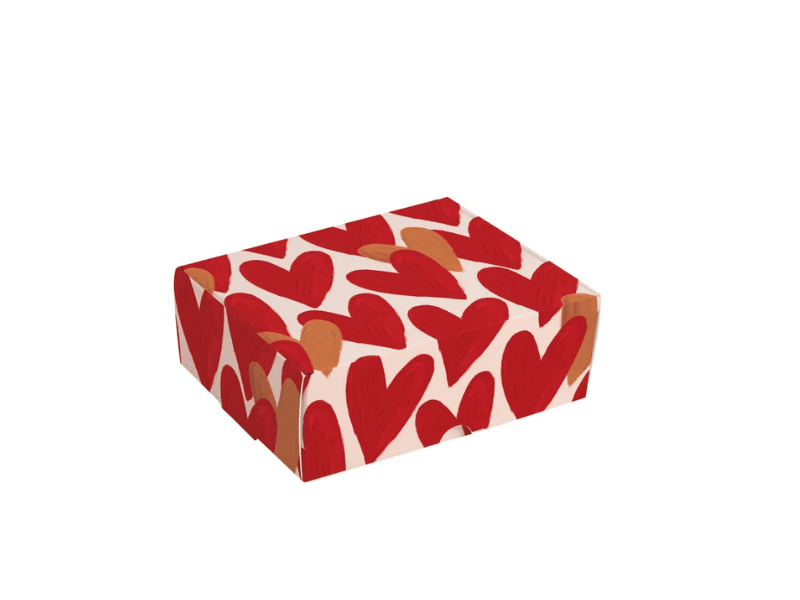 Caixa para 8 Doces Season Love 17x10,6x4,5 cm  c/ 10 unidades - Cromus