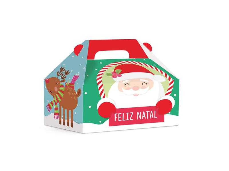  Caixa Maleta Kids P – Feliz Natal - Cromus