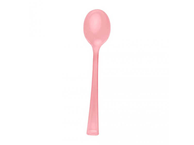 Colher Rosa Bebê 13 cm c/ 10 unidades - BlueStar 