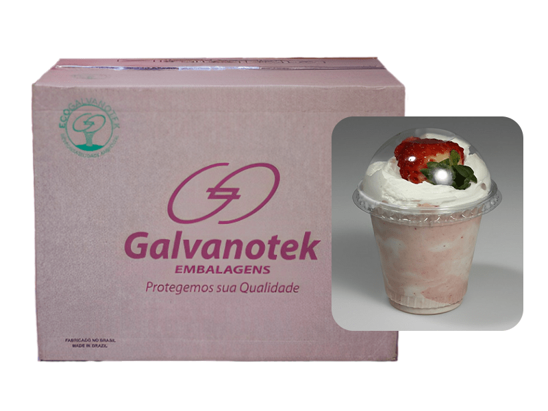 Embalagem de Plástico Tampa G687 c/ 300 unidades - Galvanotek