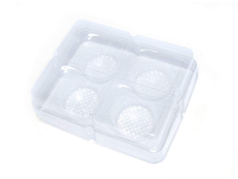 Embalagem para 04 Doces Cristal Candy Box  c/ 2 unidades - Flip