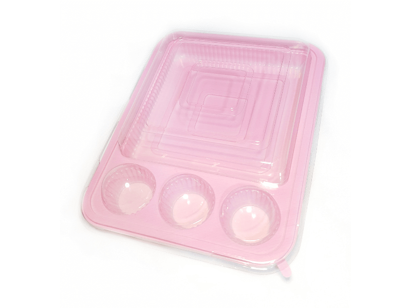 Embalagem para Bolo e Doces Flip Fiesta Rosa c/ 5 unidades - Flip