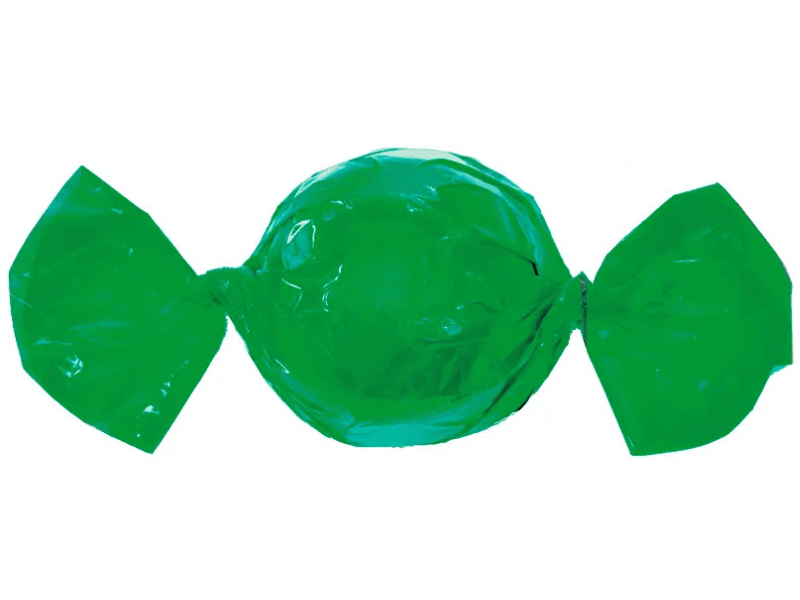 Embalagem para Trufa Liso Verde Bandeira c/ 100 unidades - Cromus