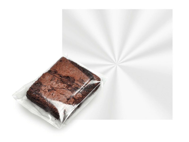 Embalagem Transparente para Brownie 20x20 cm c/ 100 unidades - Cromus