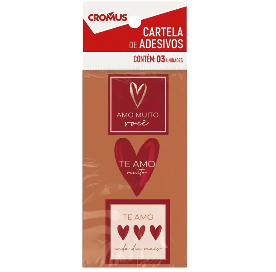 Etiqueta Adesiva Season Love c/ 3 unidades - Cromus 