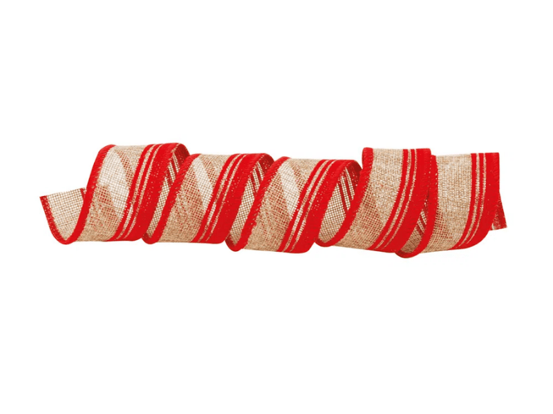 Fita Aramada Listras Vermelho 9,14m - Cromus