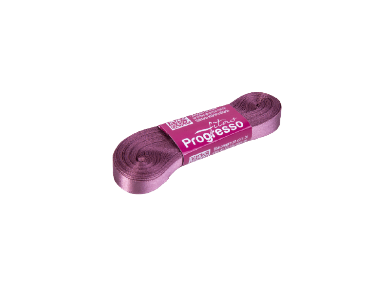 Fita de Cetim Lisa n°2 Rose - CF344 - Progresso