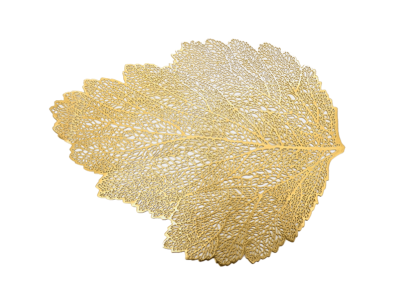 Jogo Americano Folha Dourado 46x36 cm - Yangzi
