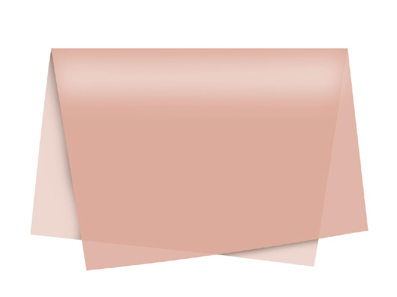 Papel Seda Rose Gold 49x69 cm c/ 3 unidades - Cromus