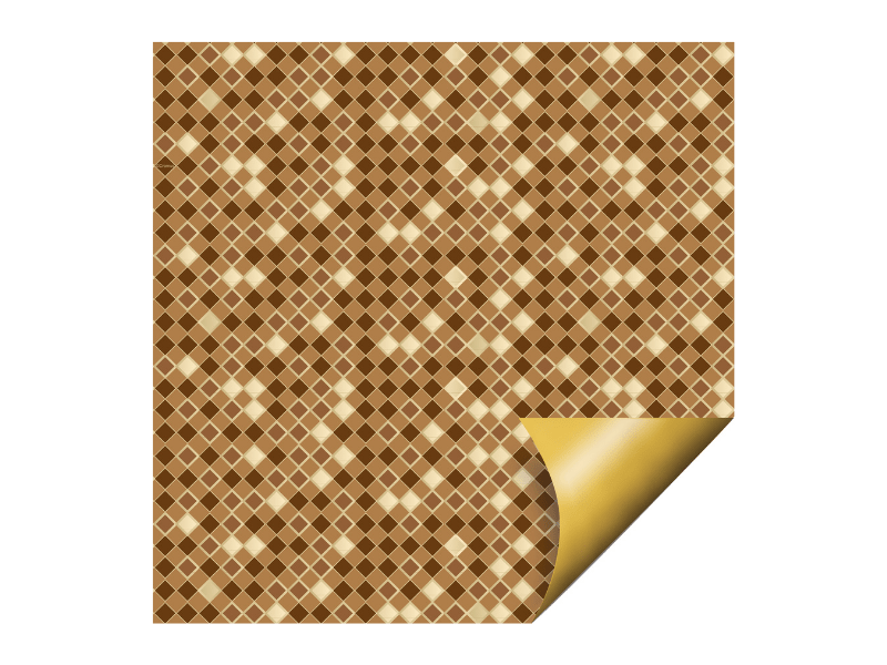 Papel Metalizado Crystal Marrom 69x89 cm c/ 25 unidades - Cromus 