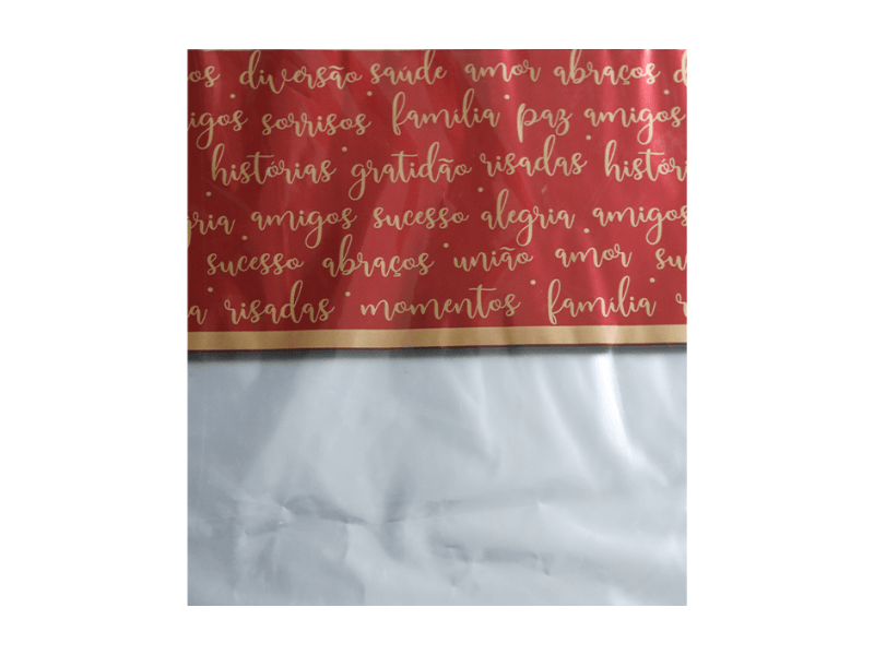 Saco Poli 80x90 cm - Mensagem Barrado - Cromus