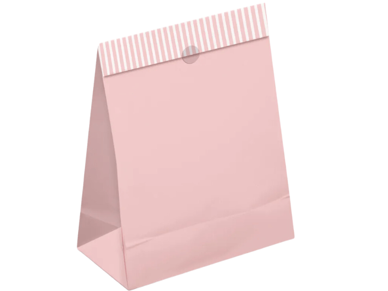 Sacola de Papel para Presente Rosa P  - Cromus 