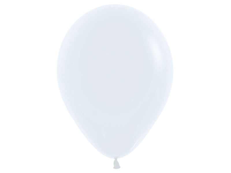 Balão Látex Redondo Fashion Branco 13 cm c/ 50 unidades - Cromus 