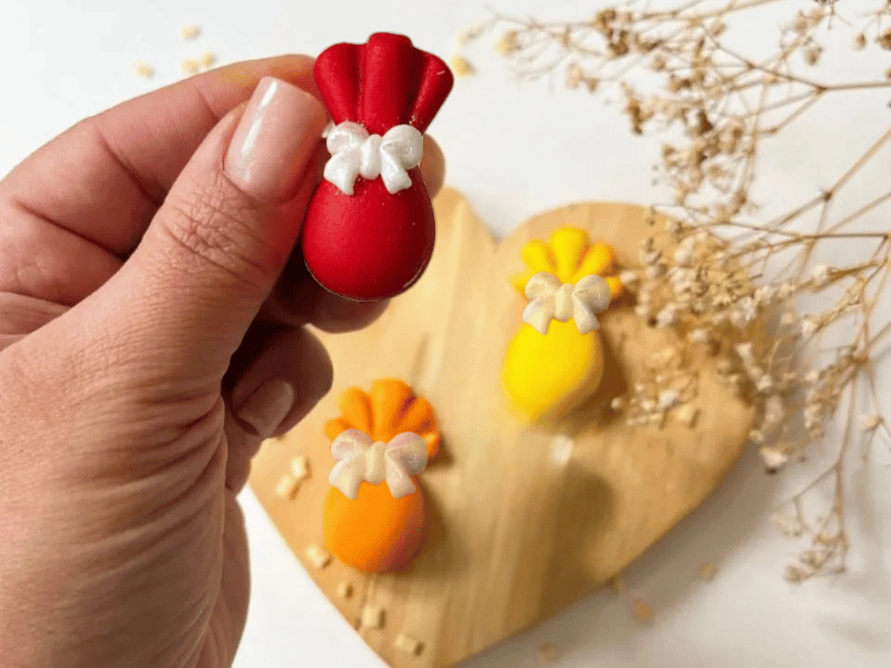 Biscuit Comestível Ovinhos da Páscoa c/ 6 unidades - Meninas do Açúcar