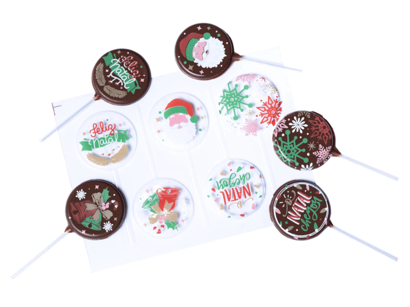 Blister Natal para Chocolate Pirulito BLN0203 - Stalden 