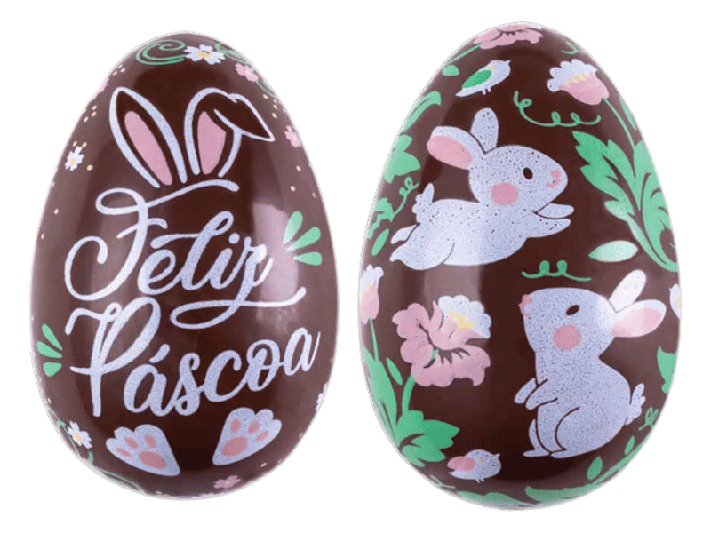 Blister para Chocolate Ovo de Páscoa 2 Faces BLP0155 50g - Stalden
