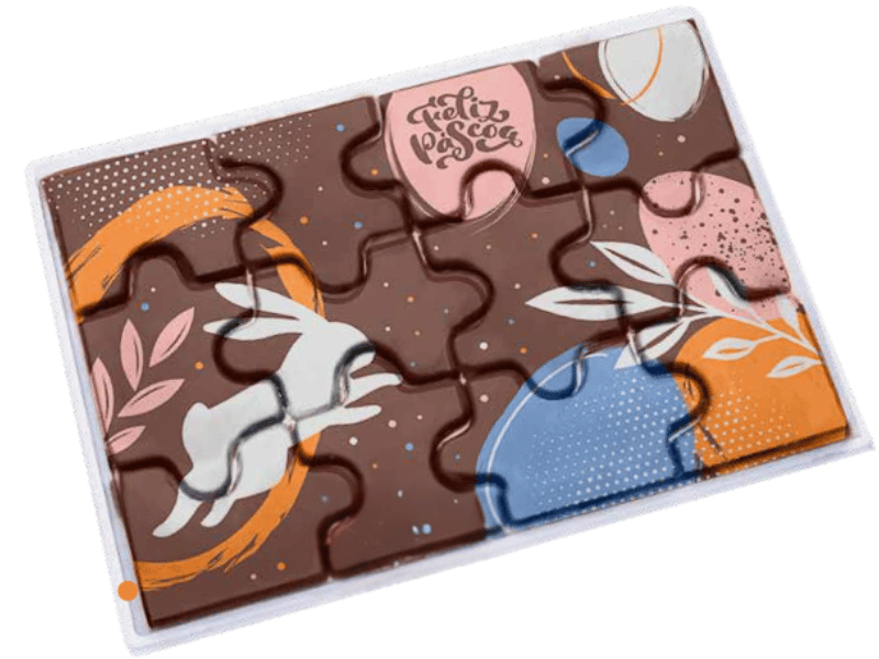 Blister para Chocolate Quebra-cabeça Páscoa BLP0193 - Stalden