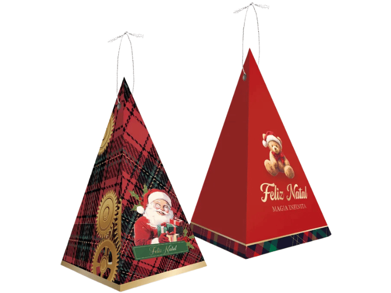 Caixa Árvore Magia Infinita Composê 8x8x12 cm c/ 10 unidades - Cromus