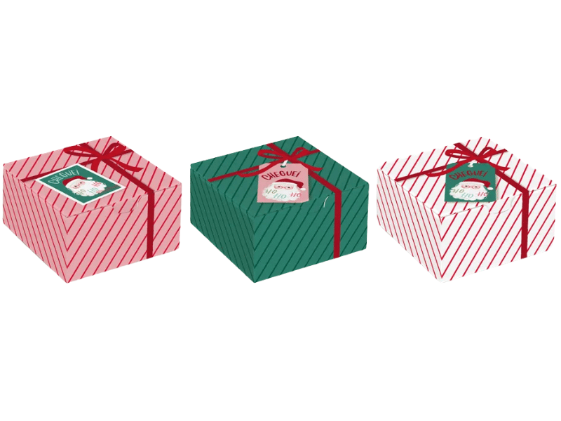 Caixa Divertida Especial Noel para 4 Doces c/ 10 unidades - Cromus 