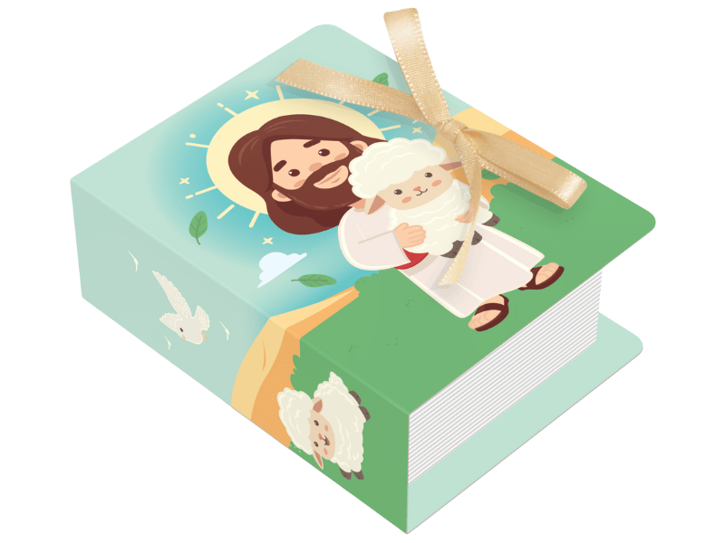 Caixa Livro Páscoa Divina para 4 Doces - Ideia Embalagens