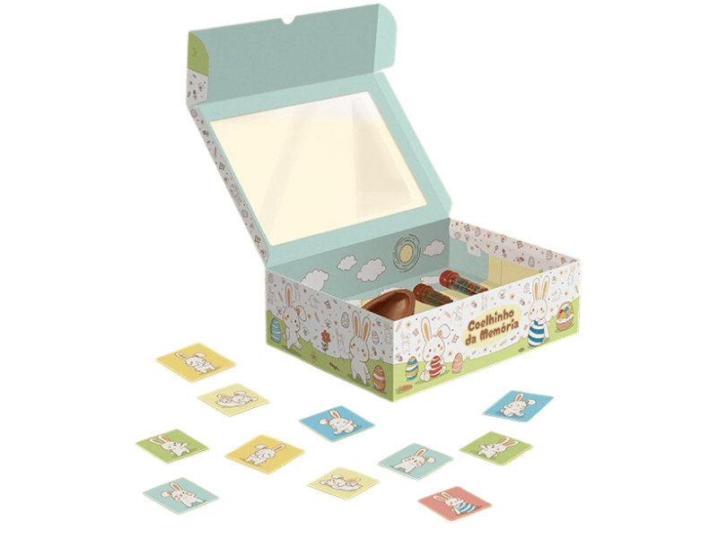 Caixa Mini Confeiteiro Practice Jogo da Memória Colorir - Ideia Embalagens