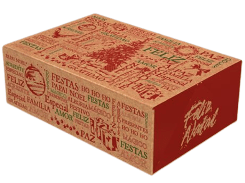 Caixa Natal Essencial para 6 Doces - Ideia Embalagens 