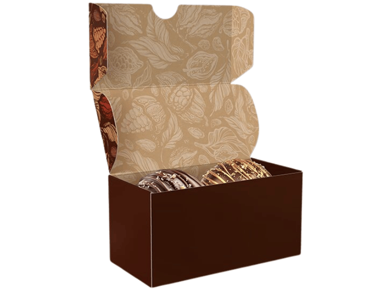 Caixa para 2 Doces Puro Cacau - Ideia Embalagens