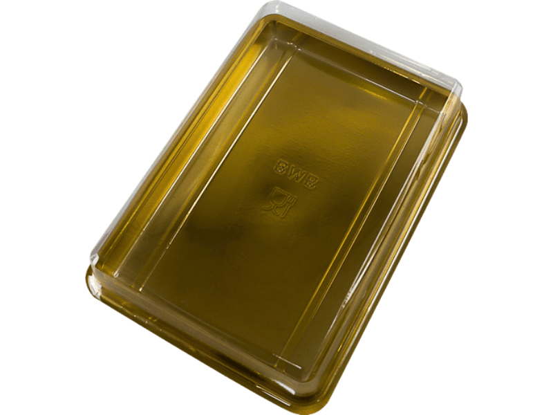 Caixa para Degustação Retangular Grande Dourado N14370 - Bwb