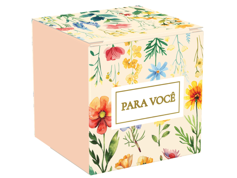 Caixa para Doce Atelier das Flores - Ideia Embalagens