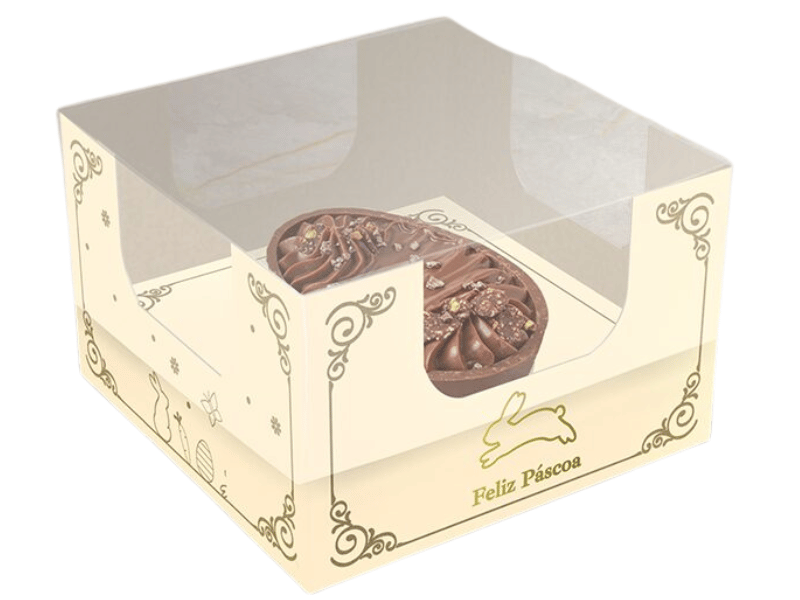 Caixa para Mini Ovos de 50g Páscoa Luz  - Ideia Embalagens 