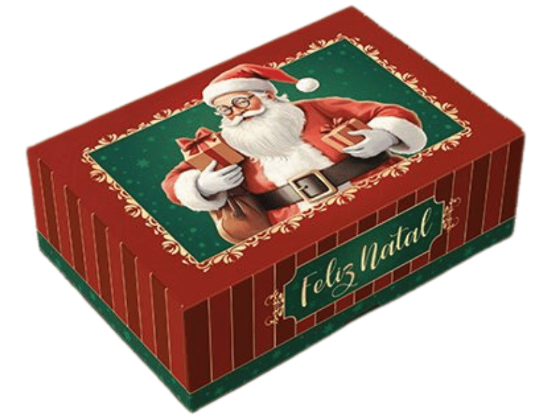 Caixa Practice Noel para 6 Doces - Ideia Embalagens 