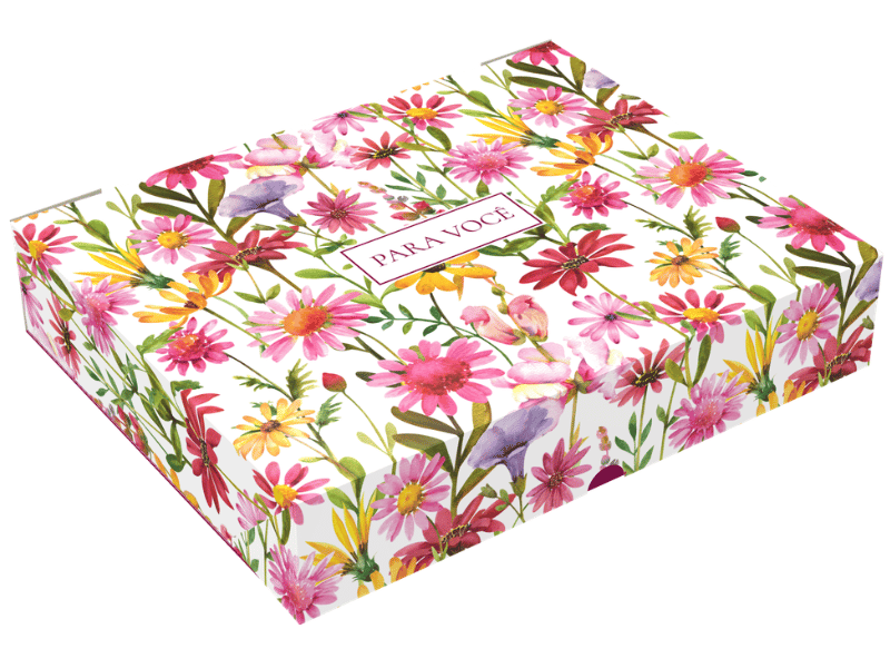 Caixa Presente c/ Tampa Violeta 30x24x6 cm - Ideia Embalagens