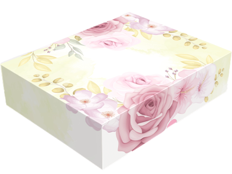 Caixa Presente Tampa e Fundo Conjugada Rosa 17x13,5x4,5 cm - Ideia Embalagens