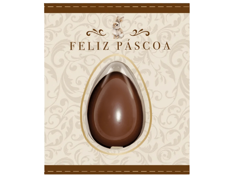 Cartão para Ovinho Classique Bunny 11x12,5 cm c/ 10 unidades - Cromus