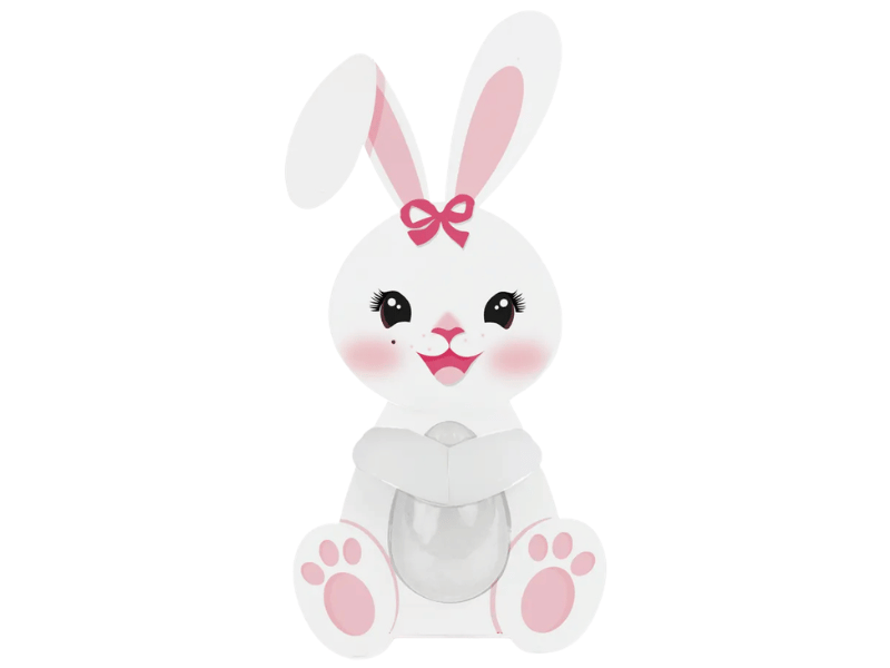 Coelho Lola para Ovo 50g c/ 10 unidades - Cromus