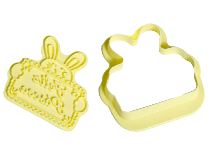 Cortador com Carimbo Coelho Feliz Páscoa - BlueStar