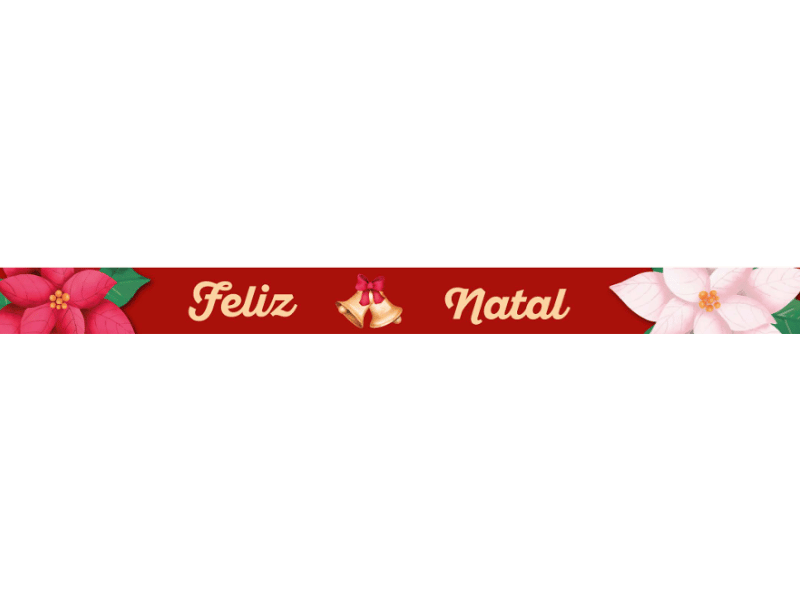 Fita de Cetim Flores Natalino nº 3 ECF003TR Cor 094 - Progresso