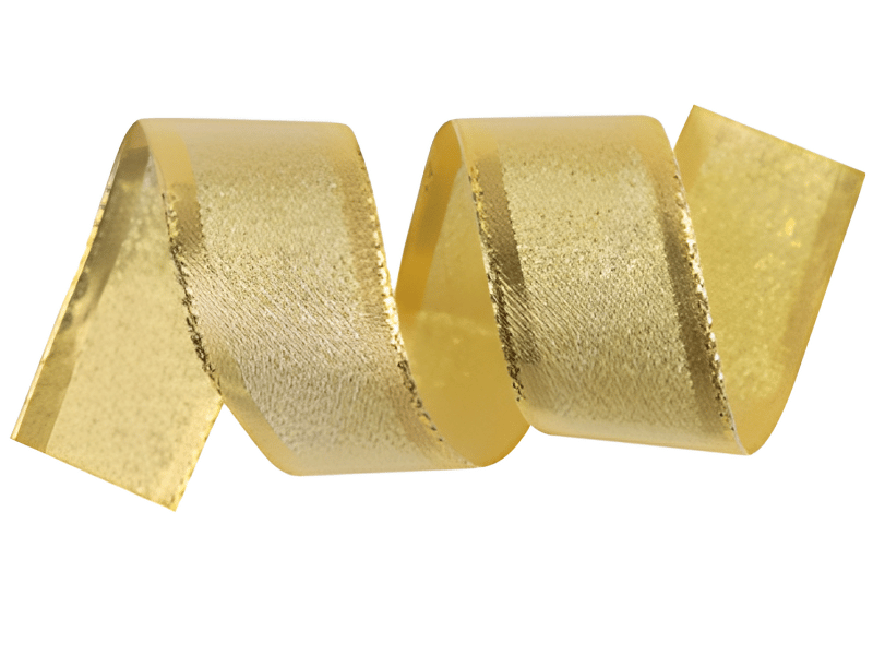 Fita Metalizada Aramada Dourado n° 38 MC028-038 Cor 203 - Progresso 