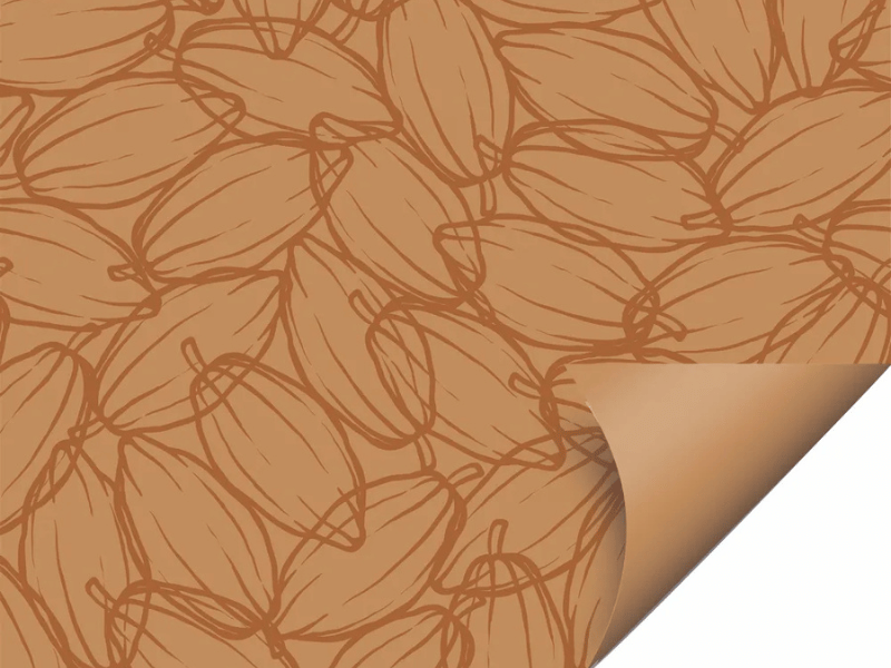 Folha Dupla Face Chocolux Marrom 69x89 cm c/ 10 unidades - Cromus