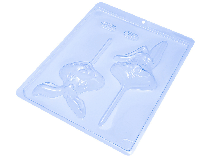 Forma de Acetato para Pirulito Coelho N14 - Bwb