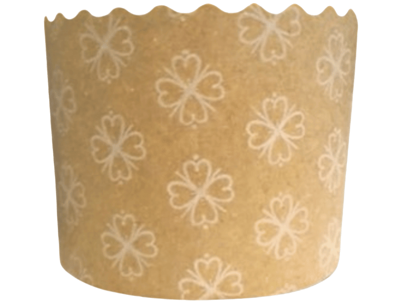 Forma de Panetone Kraft 100g c/ 10 unidades - Ultrafest