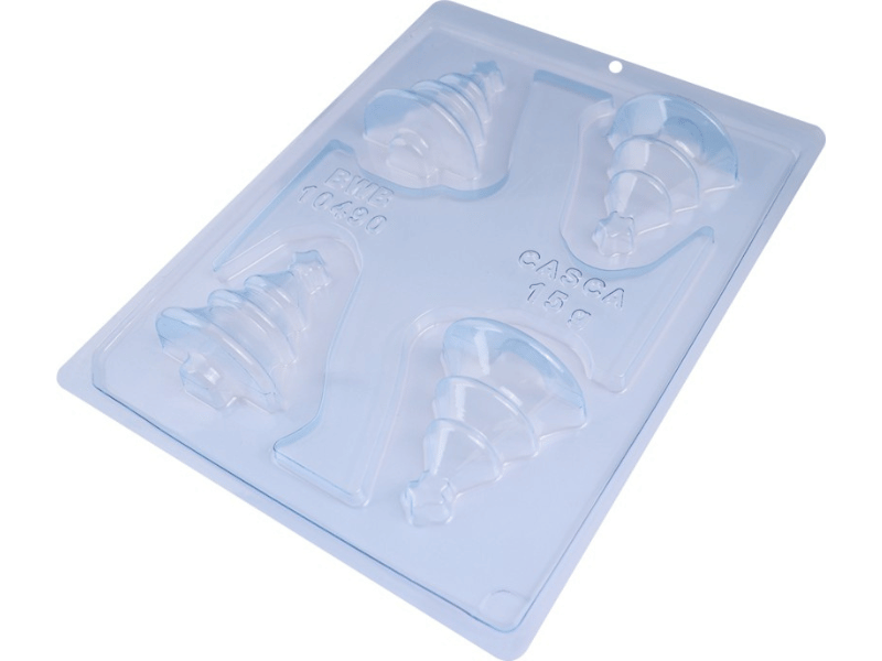 Forma Prática com Silicone Árvore de Natal P N10490 - Bwb