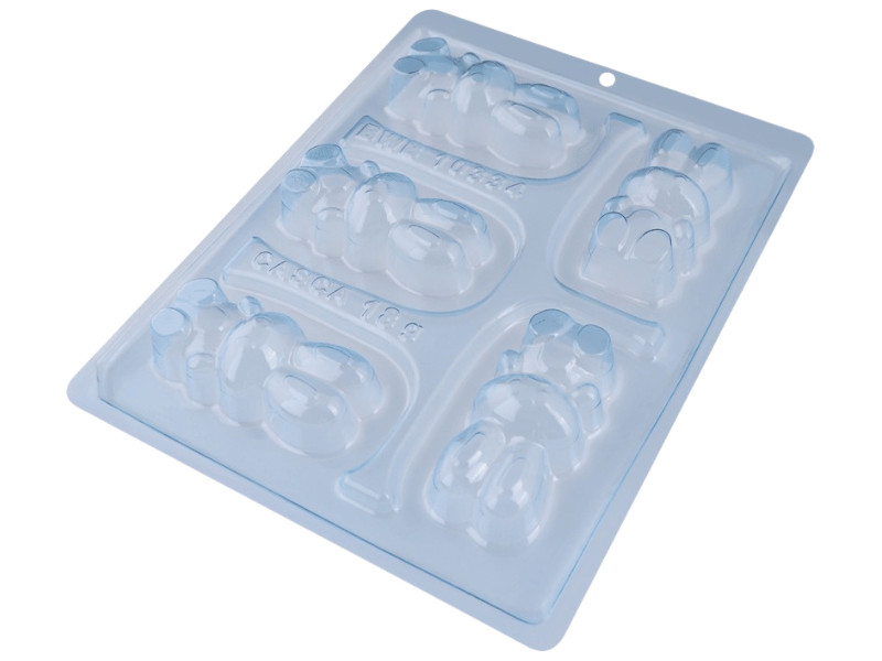 Forma Prática com Silicone para Bombom Coelhinho N10334 - Bwb