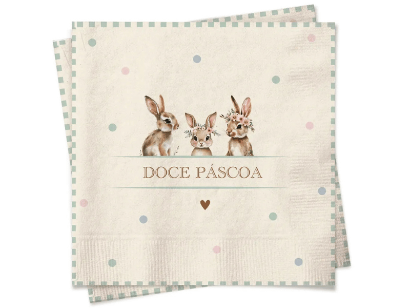 Guardanapo de Papel Doce Páscoa c/ 20 unidades - Cromus