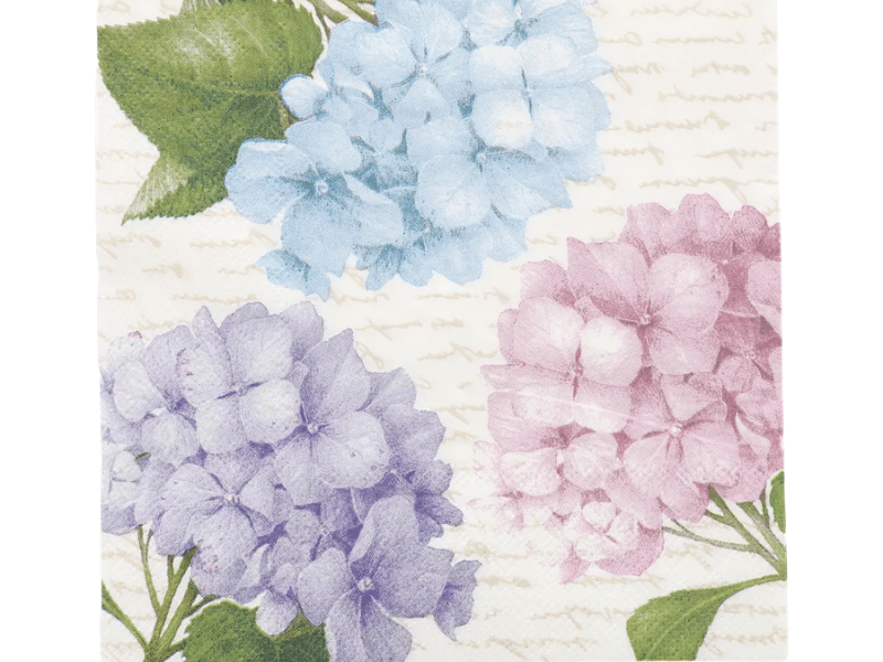 Guardanapo de Papel Hortênsia Coloridas  c/ 20 unidades - Cromus