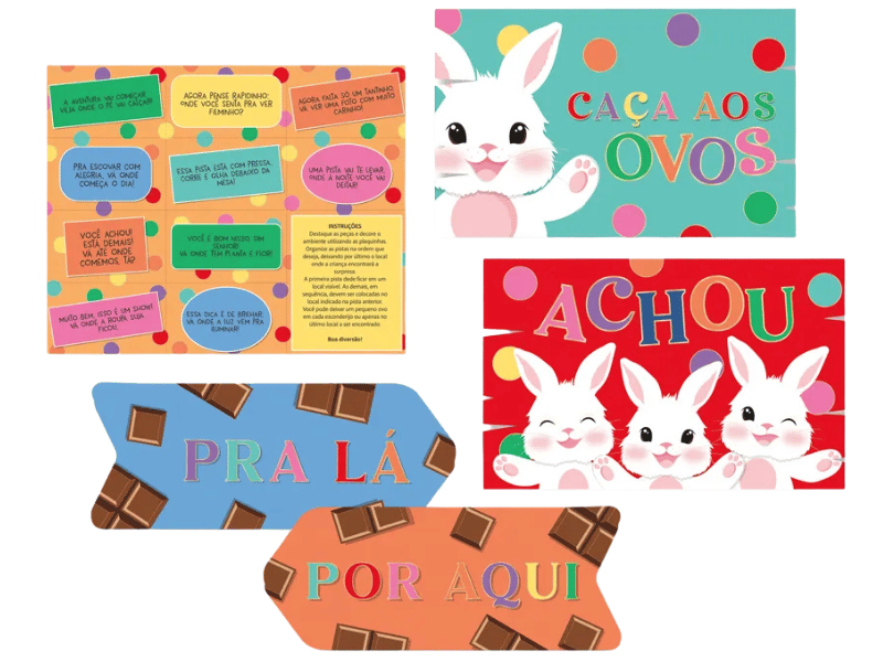Kit Caça Aos Ovos Felicita - Cromus