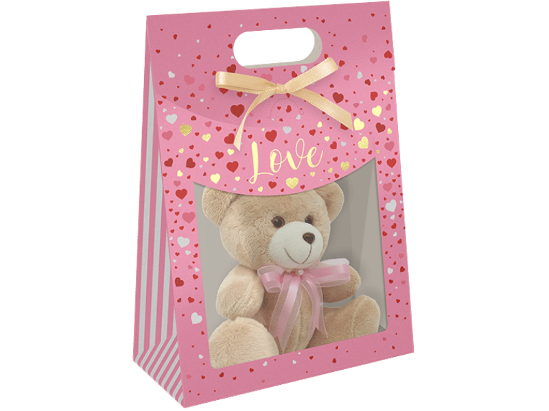 Maleta c/ Visor Love 19x9x26 cm - Ideia Embalagens