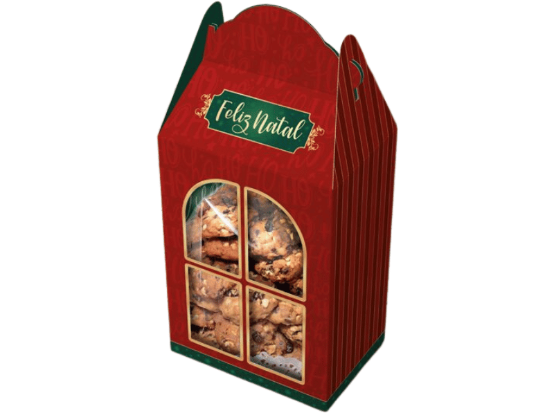 Maleta Janela Noel 10x7x18 cm - Ideia Embalagens