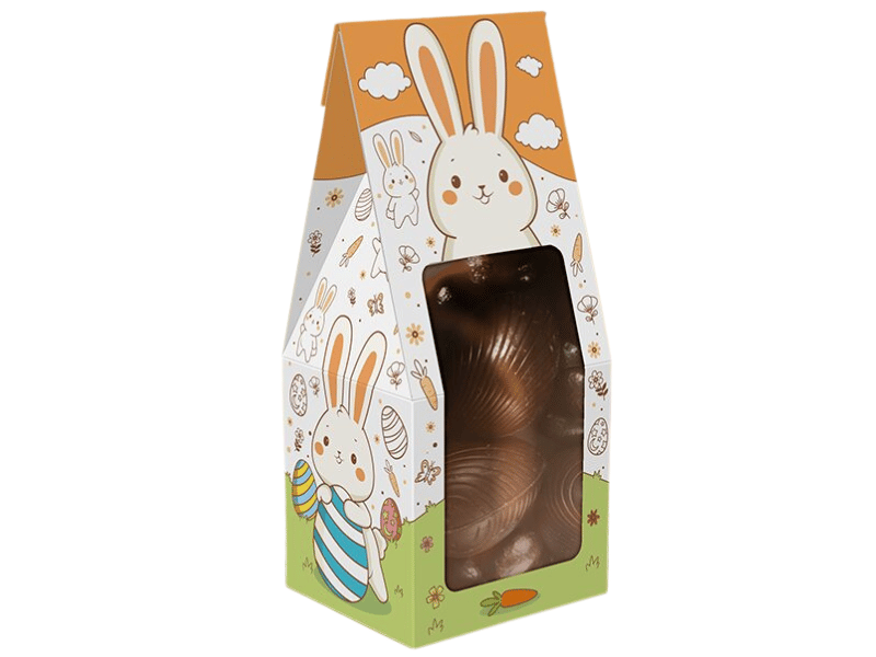 Saco c/ Visor Practice Páscoa Colorir 8x7x19 cm - Ideia Embalagens